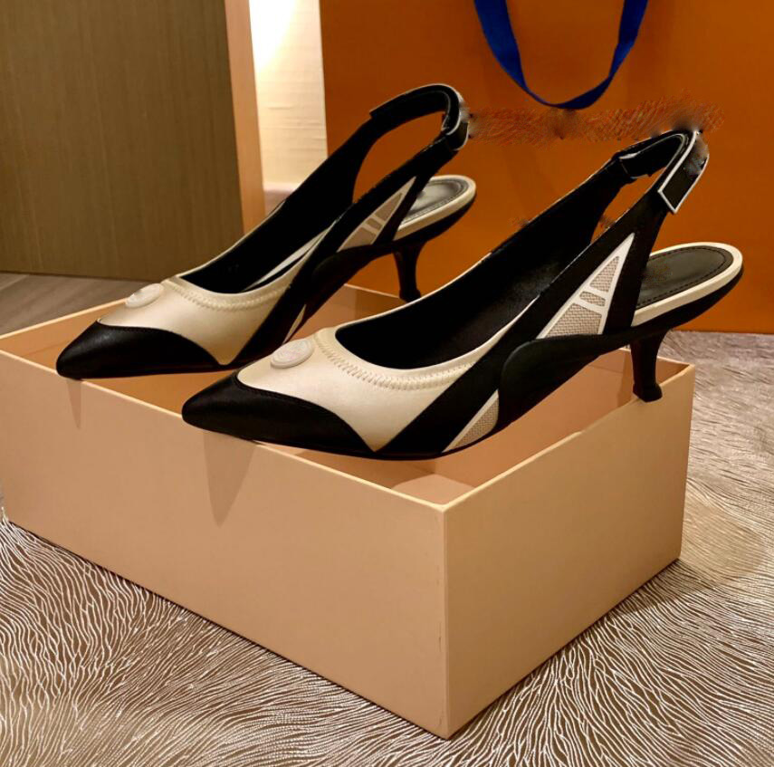 

Dress Shoes High Heels Sandals Women Satins Pointy Toe Strap Ankle Pumps Summer Grace Ladies Lime Green Small Heel Shoe Sexy Talons, Box