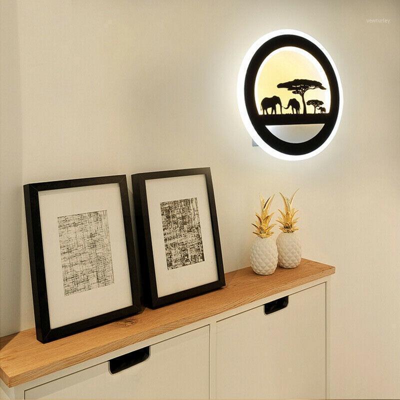 

Modern LED Wall Lamp Creative Bedroom Beside Iron Acrylic Material Night Light1