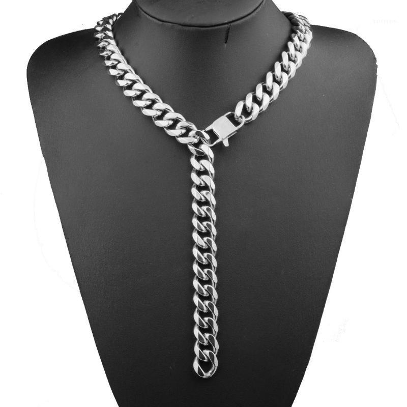 

Tisnium Mens Necklace Chain Stainless Steel Silver Color 2020 Necklace for Men Jewelry Gift Adjustable Tail Chain 12/15/17/19mm1