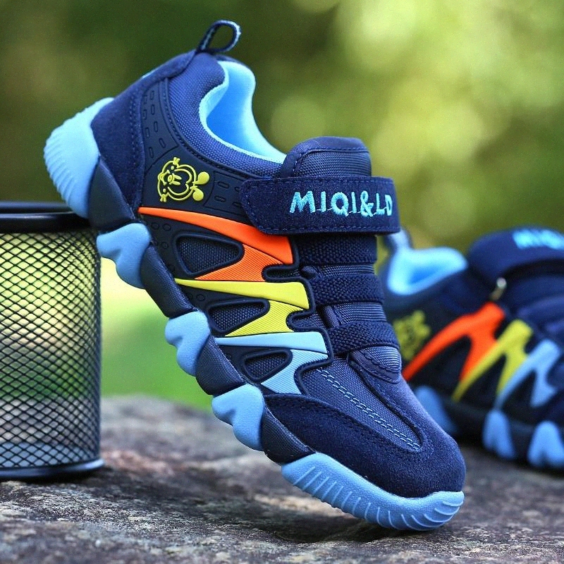 

New Arrival Popular Style Children Casual Shoes Mesh Sneakers Boys & Girls Flat Child Genuine Leather Running Shoes Light Fast #pb2a