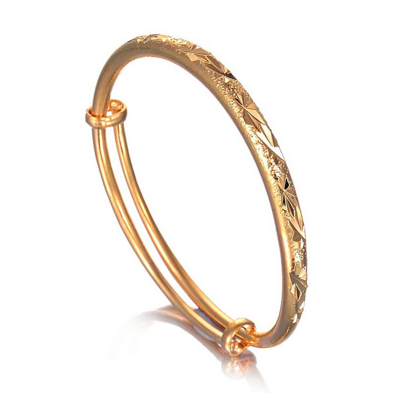 

Fashion Jewelry Bracelet Snowflake Gold Color Stainless Steel Opening Adjustable Bangle For Women Accessories Anniversary Gift