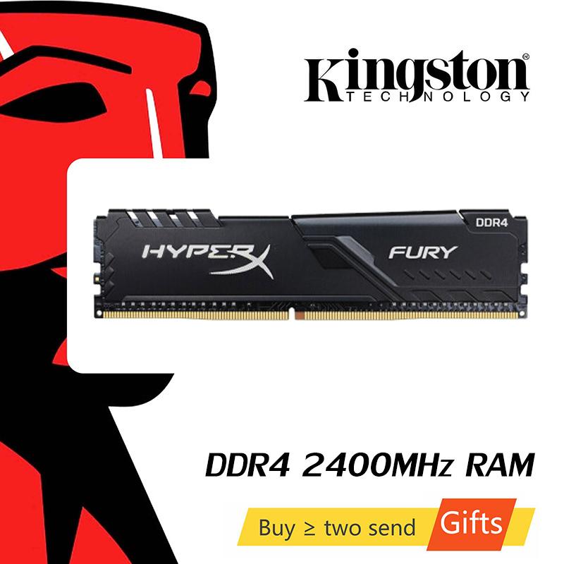 

Original FURY 4GB 8GB 16GB DDR4 2400MHz Desktop RAM Memory CL15 DIMM 288-pin Desktop Internal Memory For Gaming