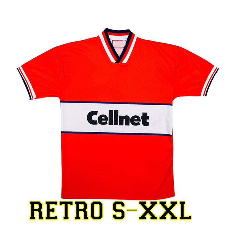 97 98 Middlesbrough FC retro soccer jersey 1997 1998 Paul Merson Andy Townsend Paul Gascoigne Classic vintage football shirts camisetas de futbol-image-755333828