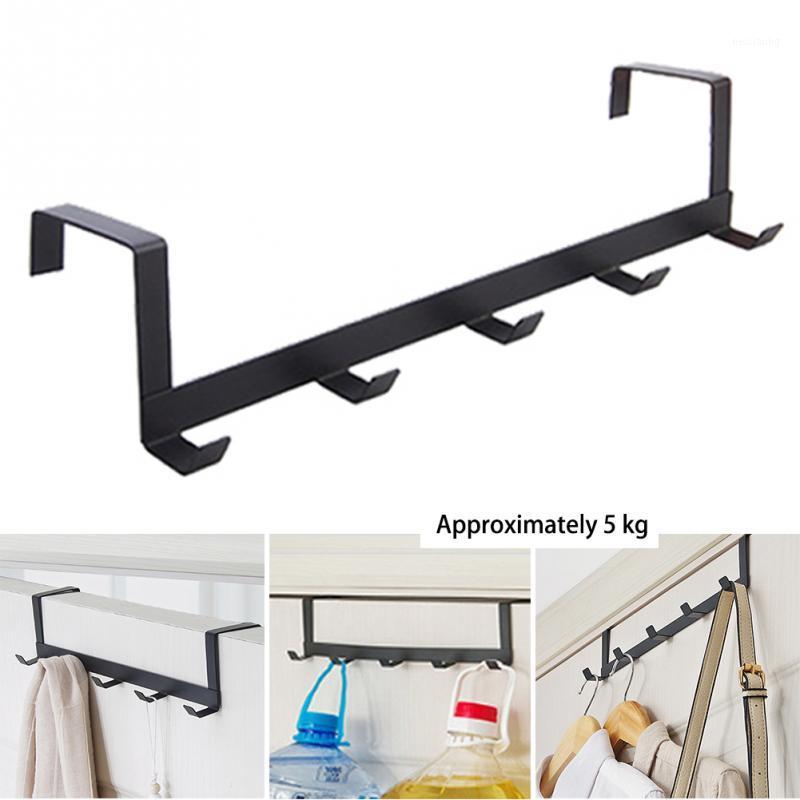 

New Door Hook Living Room Wall Hanger Hat Durable Kitchen 5 Hooks Bearing About 5kg1