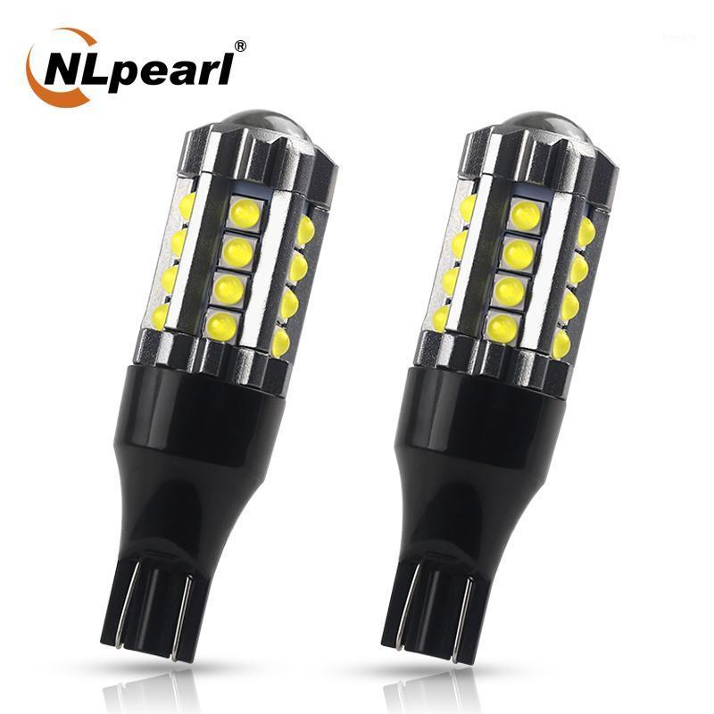 

NLpearl 2x Signal Lamp T15 W16W Led 921 912 Car Brake Light 23SMD 3030 Chip W16W WY16W Led Canbus Auto Reverse Backup Light 12V1, As pic