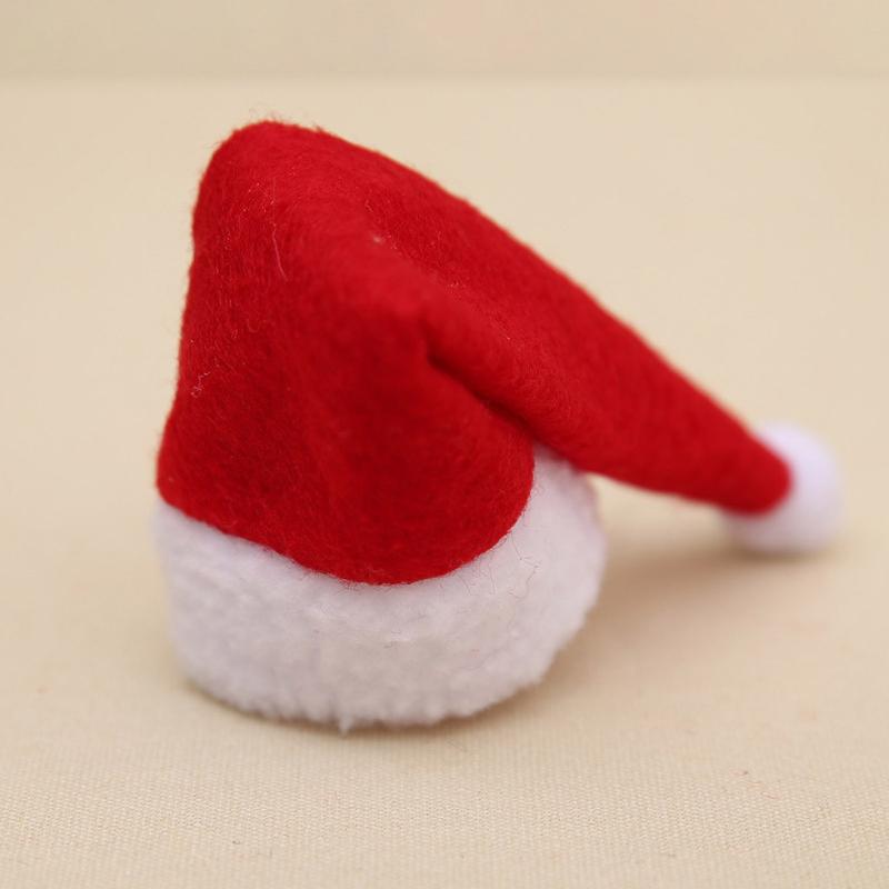 

2pcs new santa gift bag candy gift bag christmas wine bottle decoration 8.16