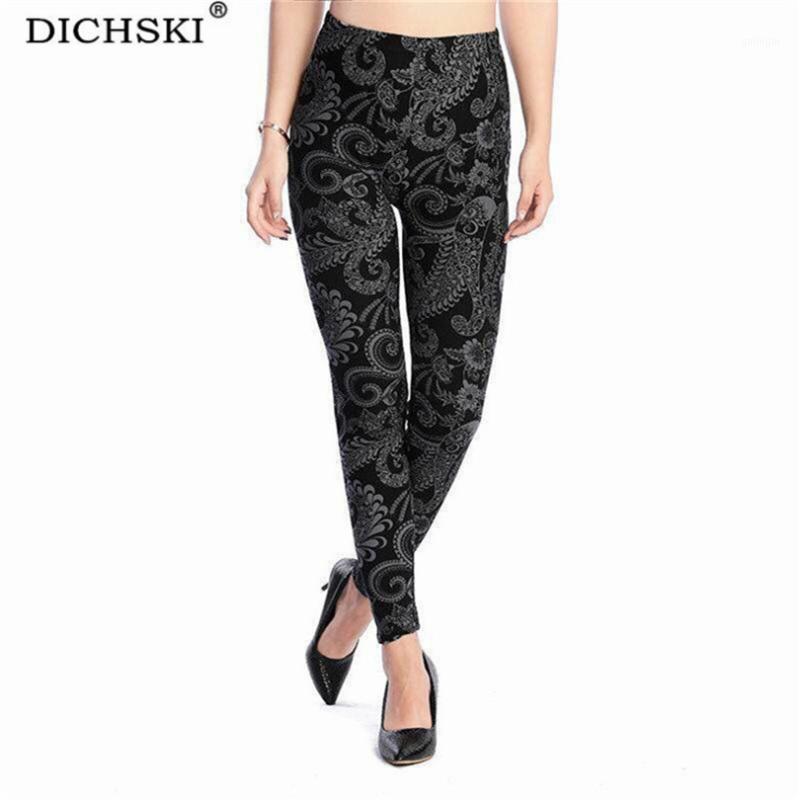 

DICHSKI Print Yoga Pants Women Fitness Leggings Workout Sports Running Leggings Sexy Push Up Gym Wear Elastic Slim Tights Pants1, Pd55 flowers