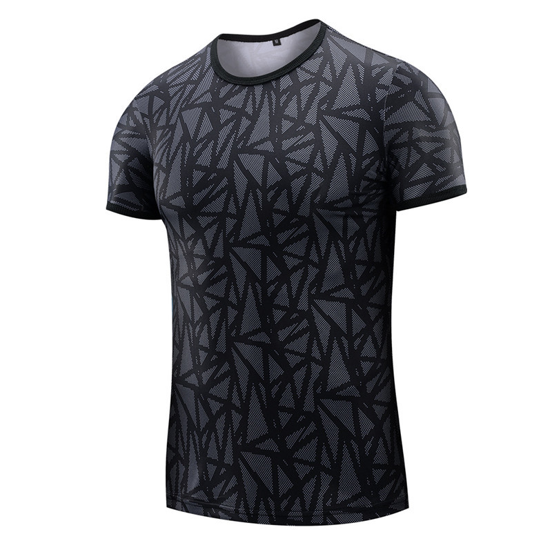 

2020 Clothing 5 colors O-Neck Men's T Shirt Men Fashion Plaid T-shirts Fitness Casual For Male T-shirt Acrylic T-shirts M-4XL, Black