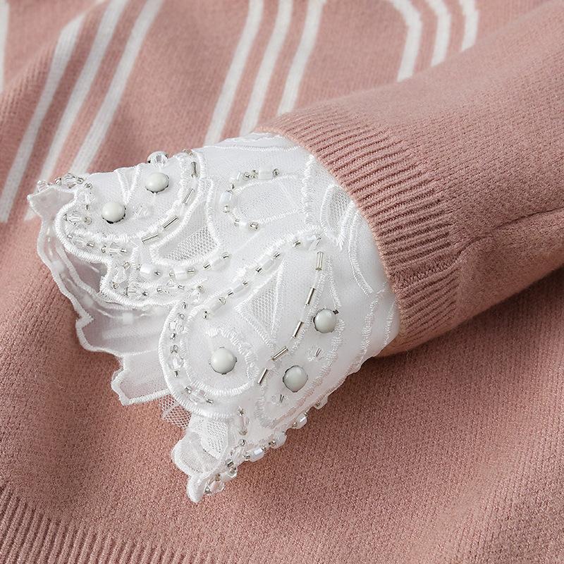 

Elegant Fake Flare Sleeves for Women Girls Pleated False Cuffs Solid Color Sweater Wrist Warmers Female White Horn Cuffs