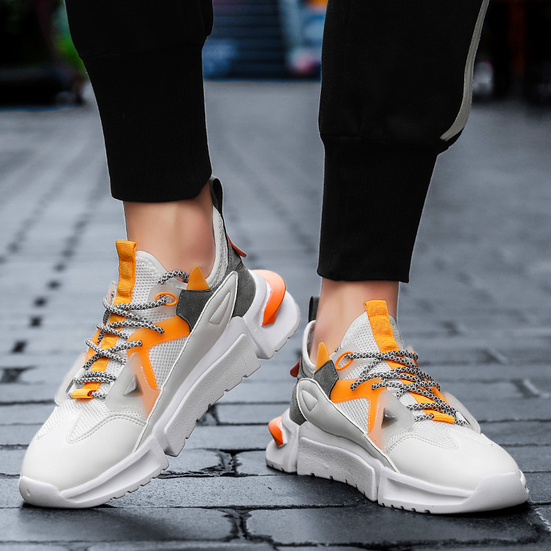 

Top quality Classic fashion: high quality breathable knit sports, male shoes, casual shoes, 124；black-124；