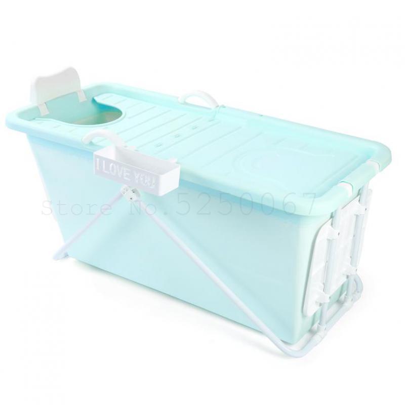 

Adult Bath Barrel Foldable Adult Bath Barrel Household Thickened Plastic Women's Whole Body