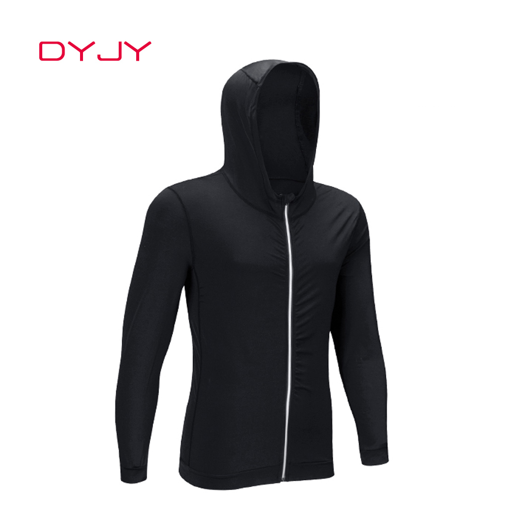 

DYJY Sports Coat Jacket Tracksuit Cover for Men Quick Dry Wear Running Suit Jogging Gym Fitness Workout Clothes Reflective, As pic