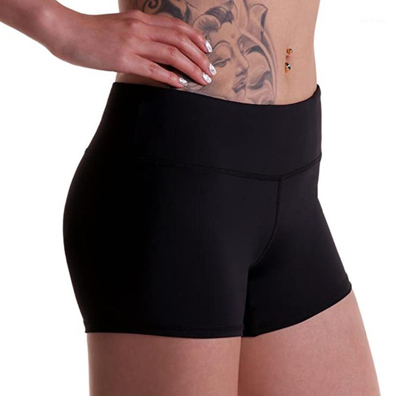 

Womens Solid Splice High Waist Yoga Tight Bottom Sports Shorts Leggings Fitness Running mesh Trousers Plus Size1, Army green