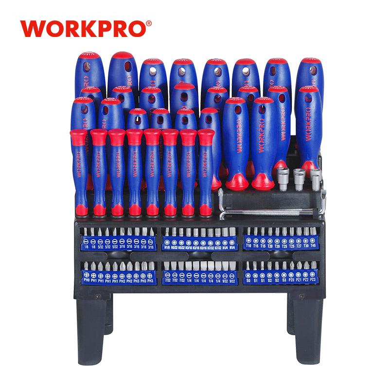 

WORKPRO 100PC Schroevendraaier Set Home repair Tool multi bits set Precision Screwdrivers For Telefoon Screw Driver