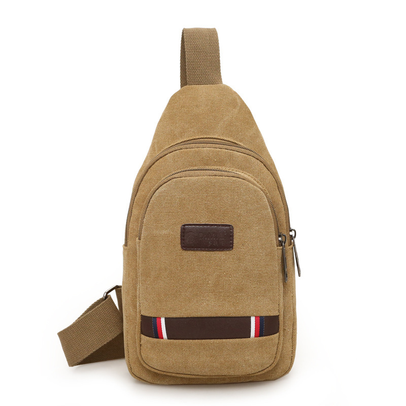 

2020 Canvas Solid Form Shoulder of Messenger Riding Men Cross Man Purse Small Outdoor Travel Bag Q2g7, Black