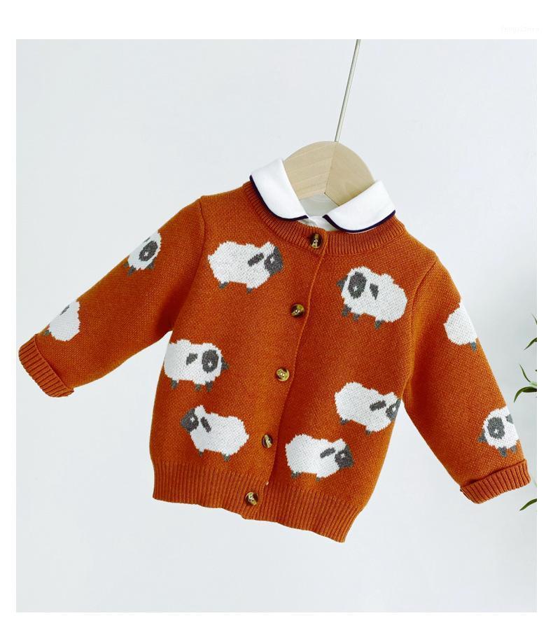 

Baby Sweater Knitted Jacket Coat Sweaters Infant Clothing Newborn Boy Clothes Spring Autumn Outwear Baby Girls Clothes Tops1, Caramel