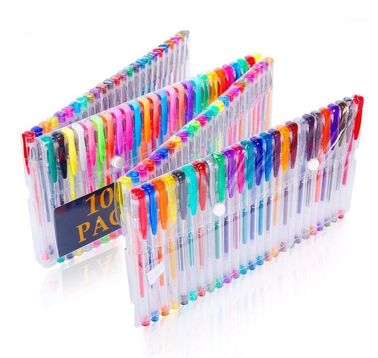 

100 Colors Metallic Marker 0.8mm Extra Fine Point Paint Marker Glitter Metal Art Pen Stationery School Supplies1