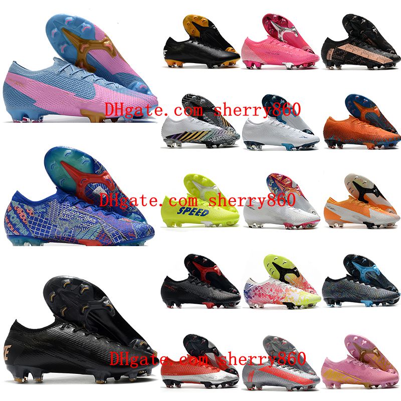 

2020 top quality mens soccer shoes Mercurial Superfly 13 Elite Tech Craft FG football boots CR7 neymar ronaldo botas de futbol, As picture 12