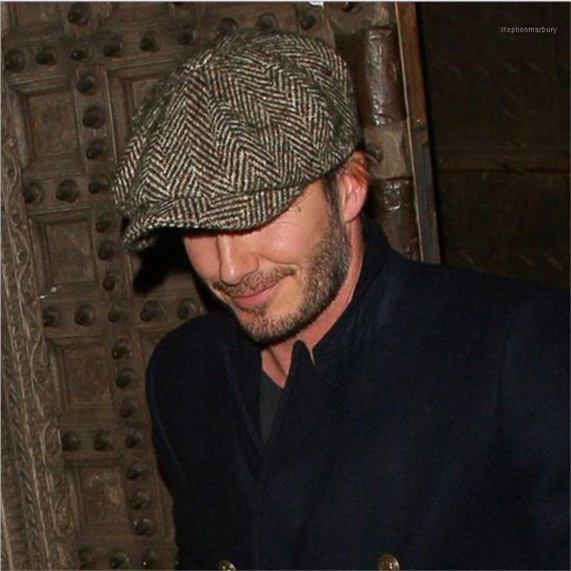 

Mens Wool Newsboy Caps Men Hat Gatsby Cap Winter Driving Golf 8 Panel Gift for Boyfirend Gifts1, Brown