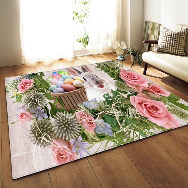 

Modern Living Room Carpet 3D Printing Children's Room Decoration Carpet Home Corridor Floor Coffee Table Bedroom Bedside Cushion1, Rkf-12