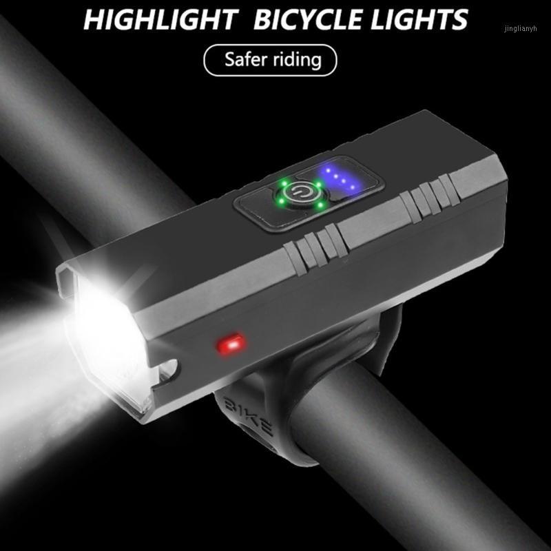 

Bicycle Light USB Rechargeable Headlight Night Riding Warning Light Waterproof Super Bright Bicycle Accessories #21