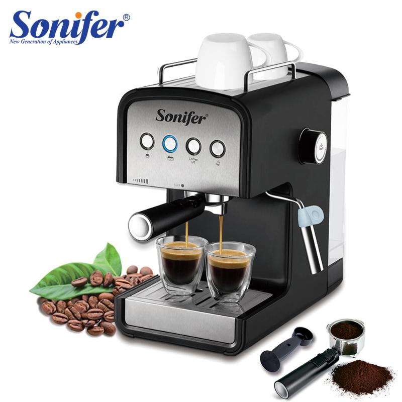

1.2L Espresso Electric Coffee Machine Foam 15 Bar High Quality Coffee Maker Electric Milk Frother Kitchen Appliances Sonifer