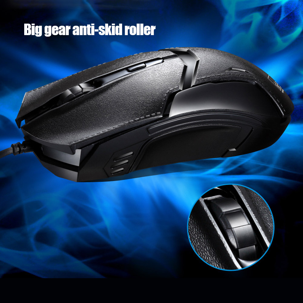 

Keyboard Mouse Set Wired Universal for Home Office Computer Desktop PC PUO88