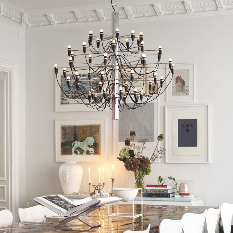 

Gino sarfaitti design Chandelier Lighting Living room Bedroom Staircase Chandelier Black Rose Gold branch Wire Chandelier Lamp