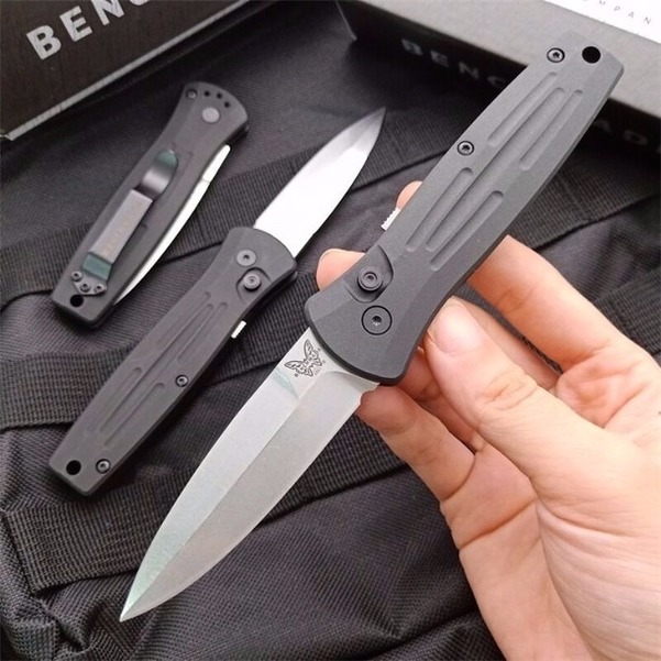 

butterfly BM3551 BM3550 single action tactical camping hunting folding knife collection knives xmas gift automatic knives a3117 BMF