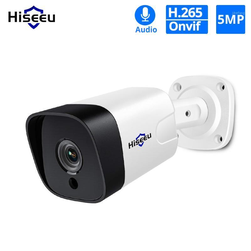 

Hiseeu 5MP 2MP Surveillance POE IP Camera Audio H.265 1080P Outdoor Waterproof Security CCTV Camera ONVIF for POE NVR P2P1