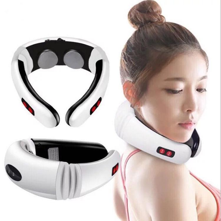 

Intelligent pulse cervical massage device, household electric kneading traction massage apparatus DZ05