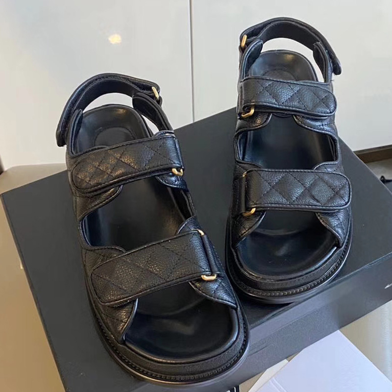 

fashion new women leather sandals shoes woman slides sapatos femininos zapatos mujer chaussure femme sapato feminino sandalias, Black