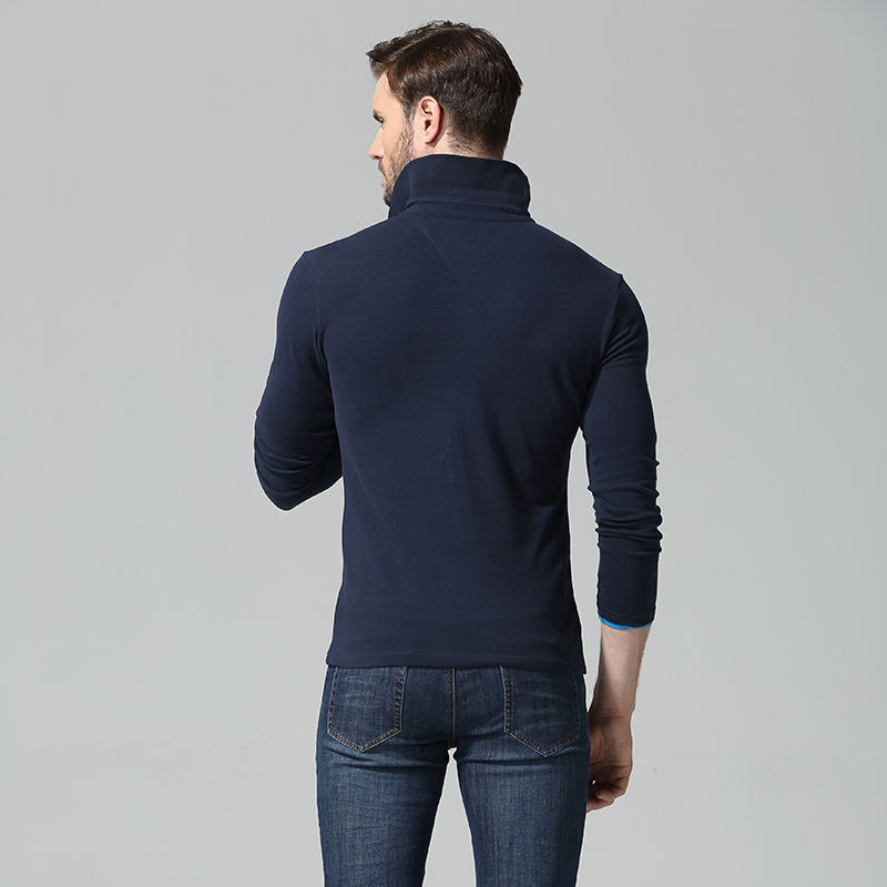 

2021 New From Long Mensa Cotton Mode Poloshirts Men Heren Homme Hombre Polo Shirt Solid Ocasional Quality 12 2QIG, Black (coffee-cuff)