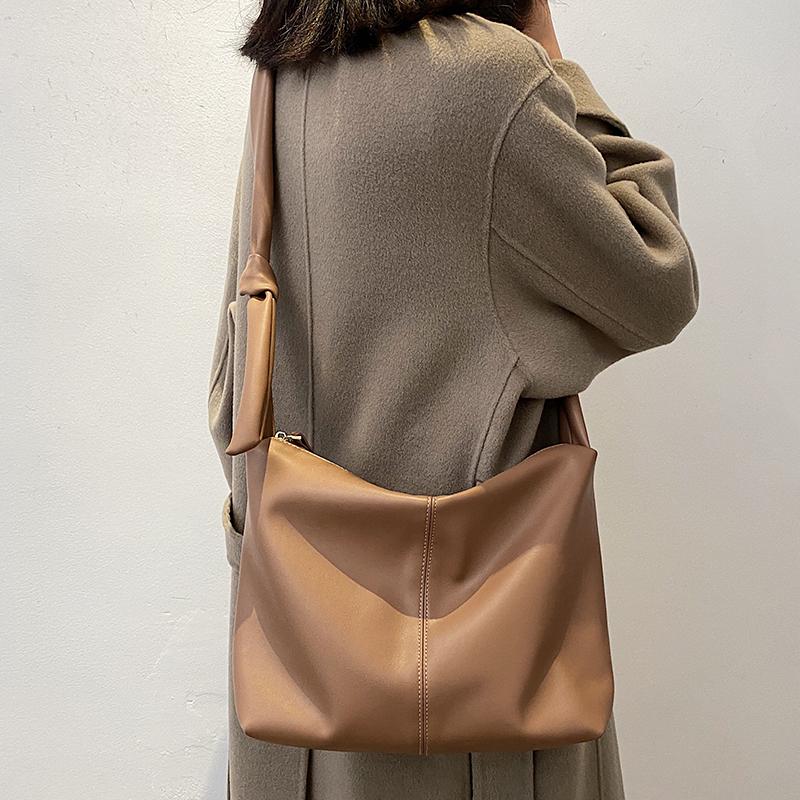 

High Quality Pu Leather Women Shoulder Bag Fashion Crossbody Bags for Women Designer Female Handbags Casual Small Messenger Bags, Black