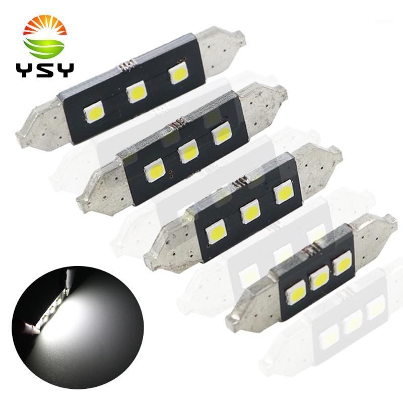 

YSY C5W Festoon Canbus Bulbs 3030 3 SMD LED Extreme Bright 12V white 31mm 36mm 39mm 41mm Auto Interior License Reading Lights1, As pic