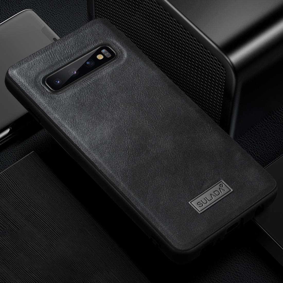 

SULADA Shockproof TPU Handmade Leather Case for Galaxy S10