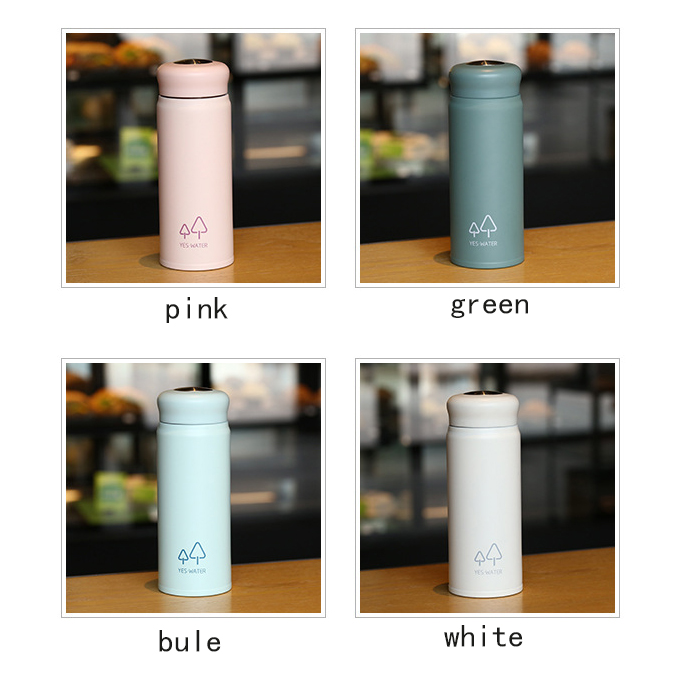 

Cups Thermos cups New Student Vacuum Cup Female New 304 Cup Cute Simple Stainless Steel Vacuum Water Cup To Give Gifts