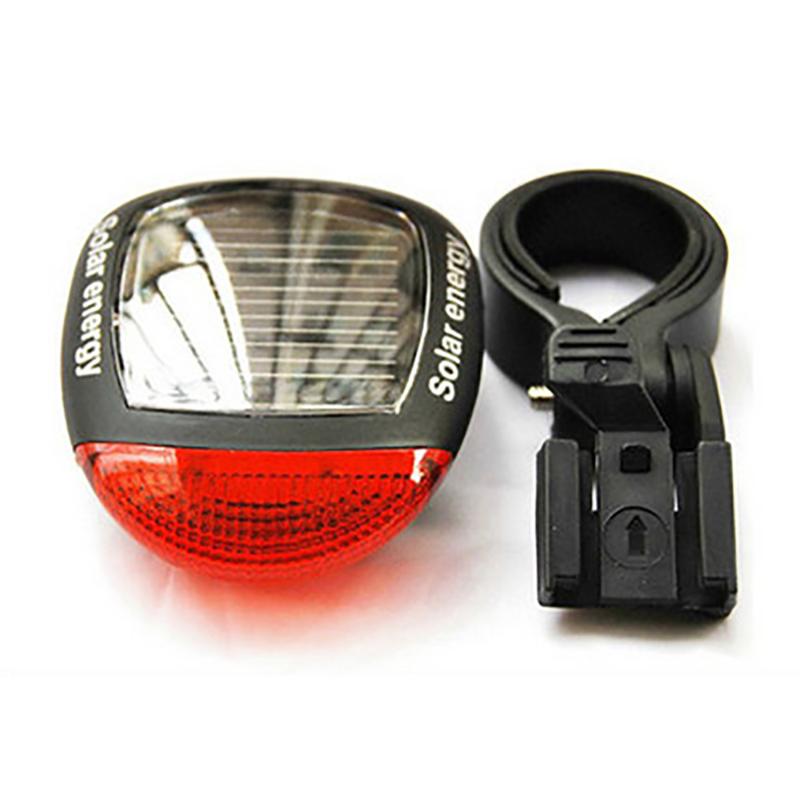

Outdoor Cycling Bicycle Solar Energy Light Rechargeable LED Seatpost Lamp Bike Back Rear Tail Light Bicycle Accessories
