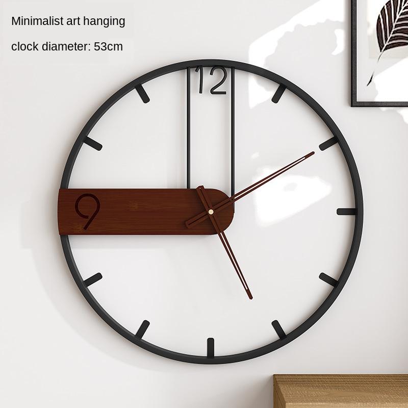 

Creative Modern 3D Mute Wall Clock Living Room Decoration Simple Retro Metal Wall Clock Modern Design Home Decor my melody