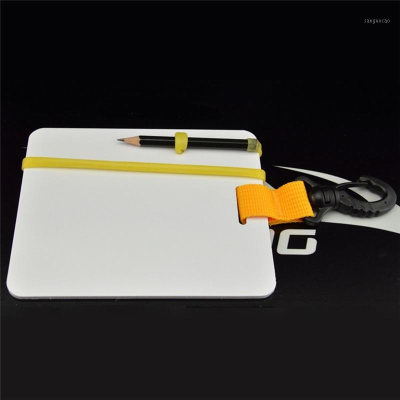 

Underwater Writing Slate Diving Wordpad Gear Board With Swivel Clip And Pencil For Water Sports Diving Swimming Pool Tools21