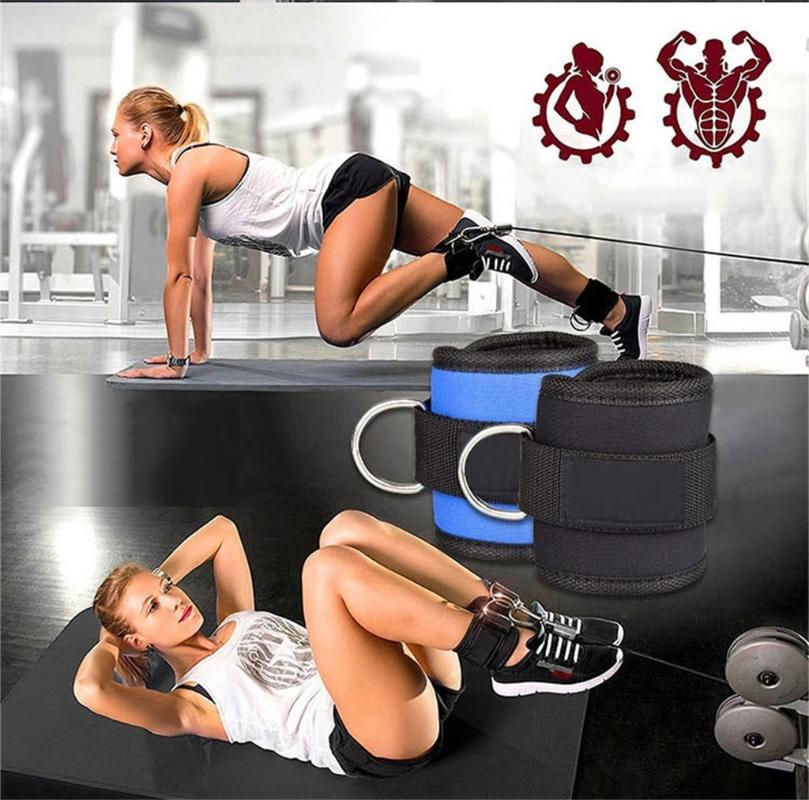 

Fashionable Comfortable Adjustable Ankle Straps Pedal Rope Ankle Buckle Leg Workout Fitnes Gear Leg Puley Bodybuid Dropshipping