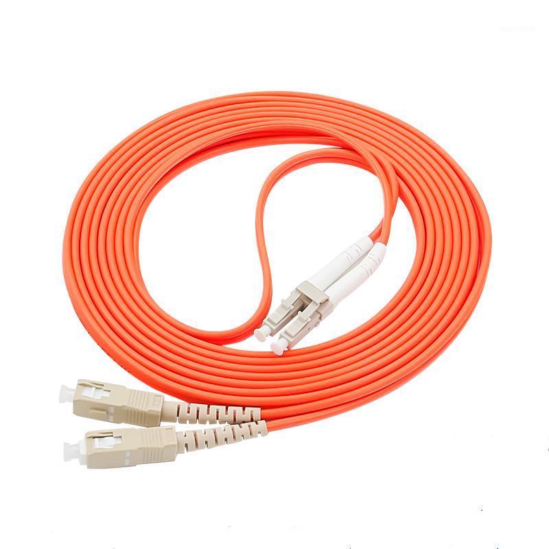 

10PCS LC/UPC-SC/UPC Multi-Mode Fiber Cable Multimode Duplex Fiber Optical Jumper Patch Cord1