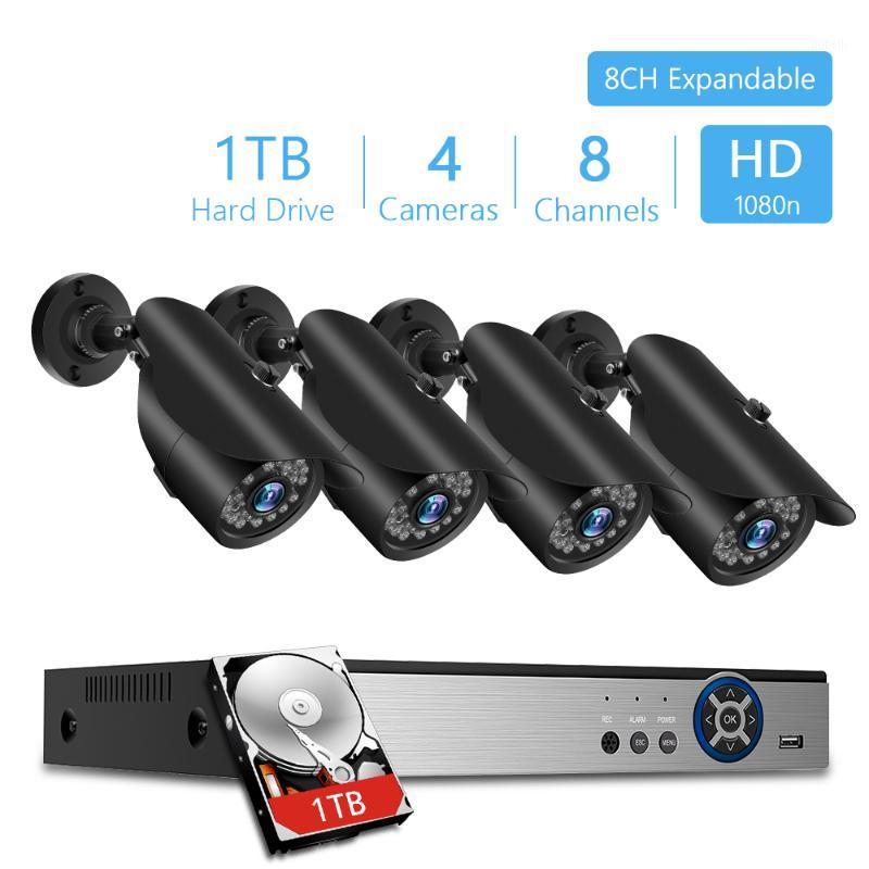 

8 Channel Security System Digital Video Recorder 5-in-1 + 4pcs 1080P IP66 Weatherproof Camera Video Surveillance Kit1