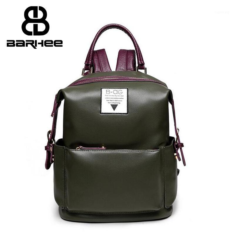 

New Korean High Quality PU Leather Women Backpacks Teenager School Bags Casual Travel Shoulder Bags Rucksack Large Men Backpack1, Black