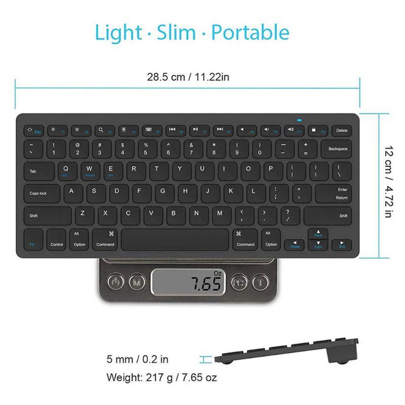 

Wireless Bluetooth Lightweight Keyboard Cellphone Tablet Mobile Phone Universal Keyboard Portable Travel Office Keypad