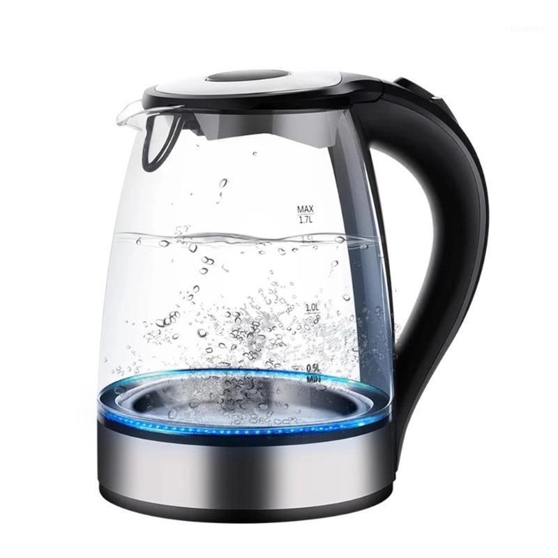 

Stainless Steel Glass Electric Kettle Off Automatically Handheld Anti-hot Electric Kettle Household Kitchen Tools1