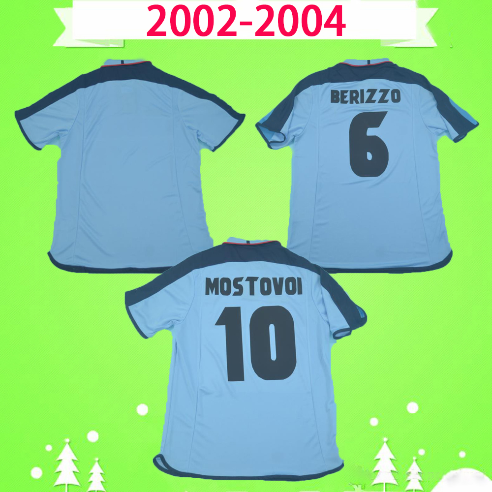 

Retro 2002 2003 2004 Celta de Vigo Football Shirt 02 03 04 soccer jersey Vintage home blue classic camiseta Milosevic Mostovoy Jesuli, 2002-2004