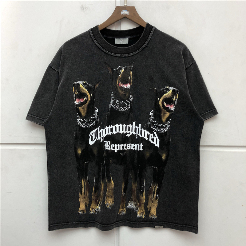 

T-shirt Men Women High Quality Vintage Graphic Tee Oversize Wash Short Sleeve