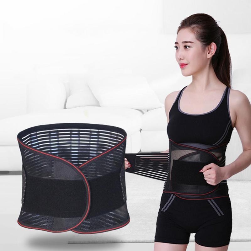 

High Elastic Waterproof Belt Ajustable Waist Support Brace Fitness Gym Lumbar Back Waist Supporter Protection For Sports Safety1, As pic