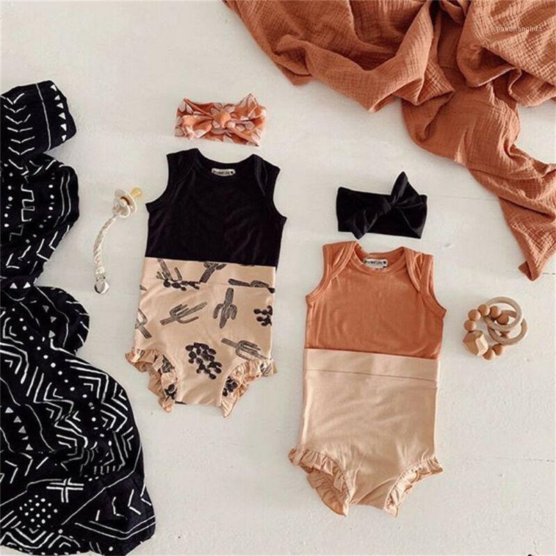 

Newborn Baby Girl 3Pcs Outfit Vest High Waist Shorts Headband Set1, Black